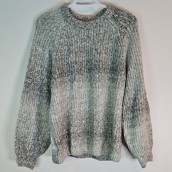 Denver Hayes Men's Marled Gray Crewneck Sweater - Picture 1 of 9